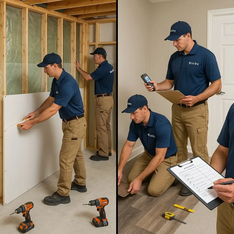Repairs and Reconstruction process in Red Hill, SC